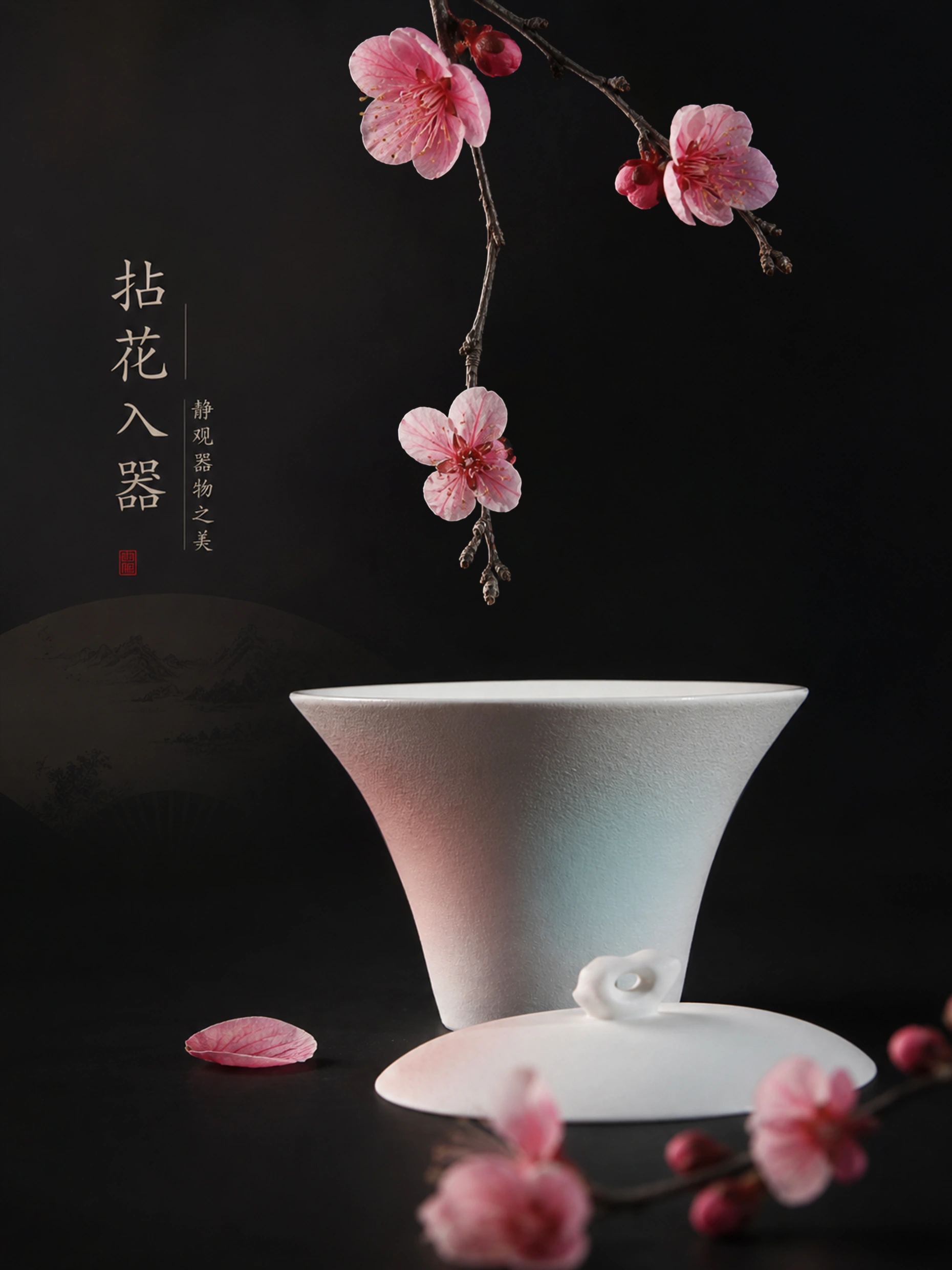 商业摄影 — 拈花入器